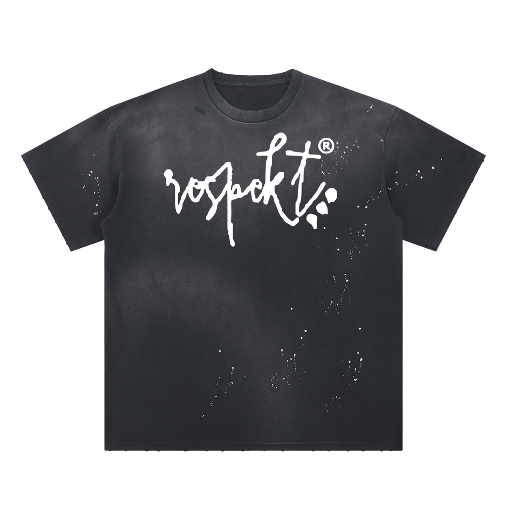 Respekt Original Sun-Faded Paint Splatter T-Shirt