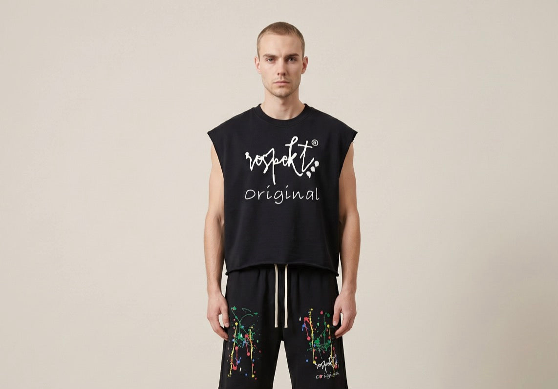 Respekt Original Boxy Cut-Off Tank-Top
