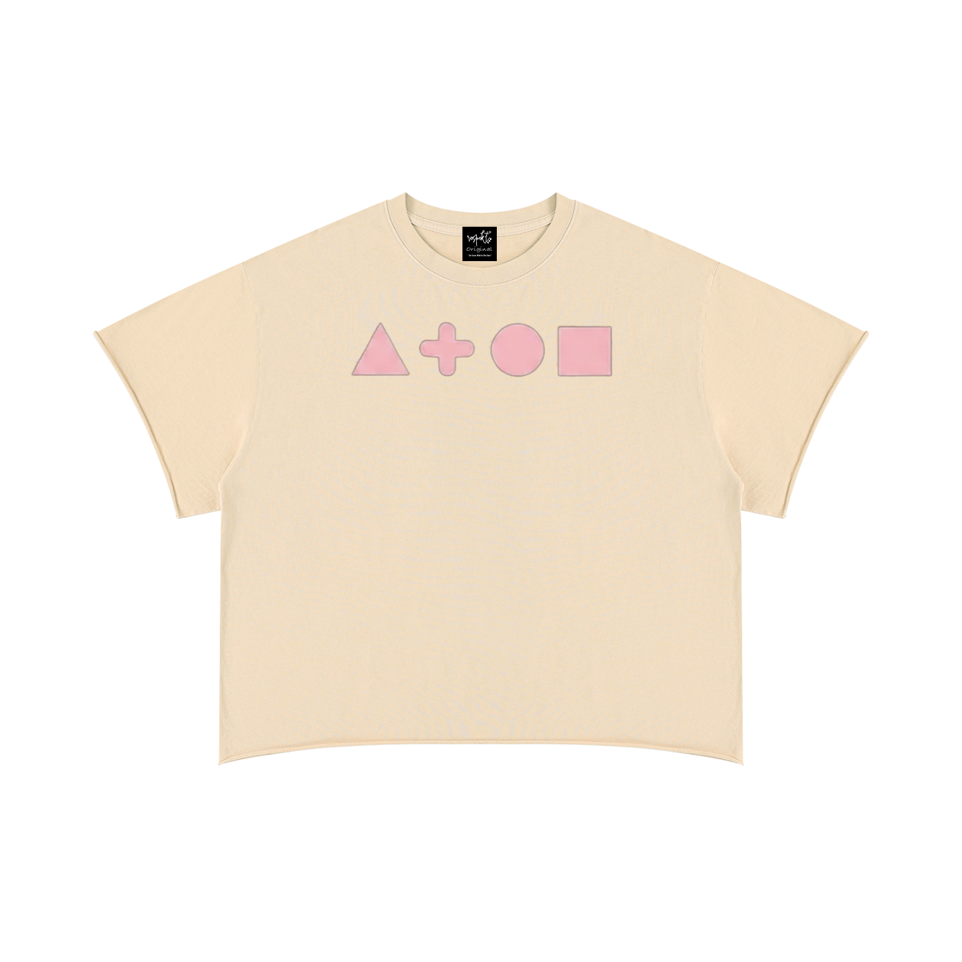 Shapes Of A Kind Boxy Cut-Off S/S T-Shirt