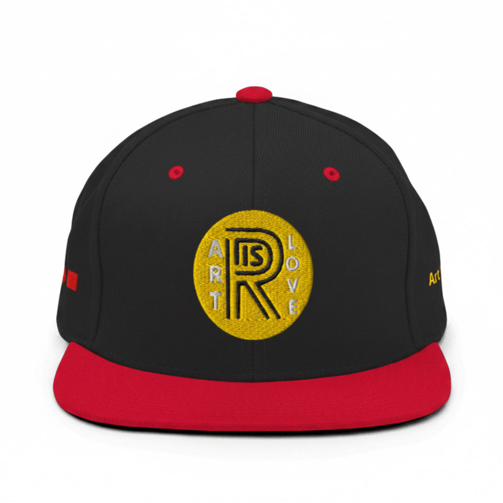 Art Is Love Snapback Hat
